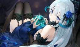 白丝袜动漫美女图片,动漫美女的时尚演绎